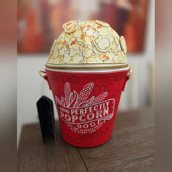 Loungefly AMC Perfectly Popcorn Crossbody Bag - Picture 4 of 8